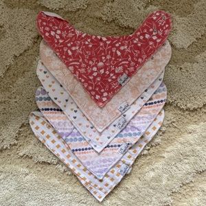 Copper Pearl girls’ bib set